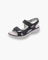 Damen Porty Sandalen | Bequem – Schwarz