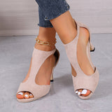 Heidrun™ | Elegante und bequeme Sandalen mit Absatz – Gebrochenes Weiß