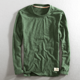 Axe – baumwollshirt mit langen armeln – Alpengrün