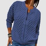 Desiree™ Luxuriöser Strickcardigan – Blau