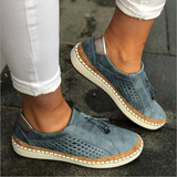 Damen Bequeme Atmungsaktive Slip-Ons | Komfortabel und Vielseitig – Blau