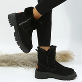 Wintera™ – Gefütterte Winterstiefel mit Seitlichem Reißverschluss – Schwarz