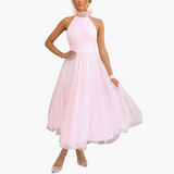 Elegantes Tüllkleid für Damen - Perfekt für festliche Anlässe – Rosa