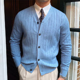 Xeno- Strickjacke für Männer – Blau
