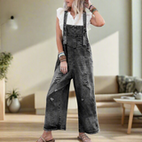 CARMELITA™ Verstellbarer Jumpsuit | Vintage Look Damen Outfit – Weltraumgrau