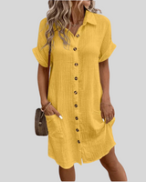 Brigitte | Polokleid – Gelb (Fast ausverkauft)