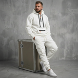 Mason - Herren Thermo Hoodie & Jogginghose Set – Weiß