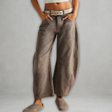 Patricija - Jean Baggy Schick – Grau