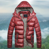 Puffer-winterjacke für herren – jens – Rot