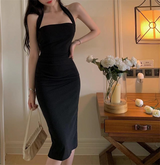 Griselda - Sommerkleid im Retro-Stil für Damen – Schwarz