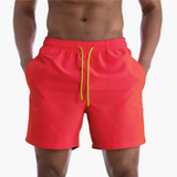 Schnelltrocknende Shorts - Herren Stretch-Shorts für Sommer – Korallenrot