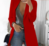 Trendy Damen Blazermantel - Elise – Rot