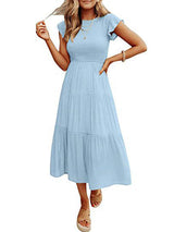 Isabelle - Lässiges Sommerkleid – Hellblau
