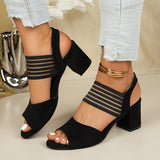 Homare - Elegante, Bequeme Sandale – Schwarz