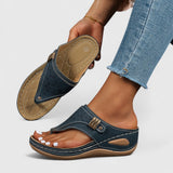 Mafalda | Elegante Sandale – Blau
