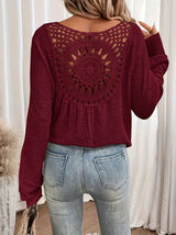 Sassa | Eleganter und bequemer Pullover – Rot