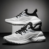 Zoryon | Laufschuhe für Männer mit atmungsaktivem Mesh und Flyknit-Gewebe – Grau