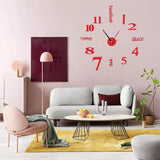 ZeitHandwerk™ Moderne Minimale Kunst – Rot