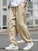 Kirk - Atmungsaktive Baumwollhose Mit Taschen – Khaki