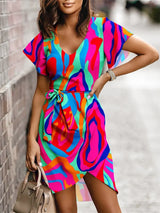 Brenda - Vielseitiges elegantes Sommerkleid für jede Gelegenheit – Bunt 1