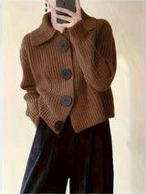 Haven - Premium Strickjacke – Braun
