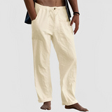 Jovan - Bequeme Sommerhose für Herren mit Kordelzug – Beige