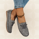 Aafke - Damen Slipper für Empfindliche Füße mit Umfassender Unterstützung – Grau