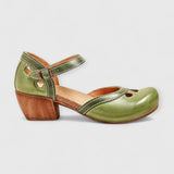 Kristina | Elegante Komfortsandalen – Grün