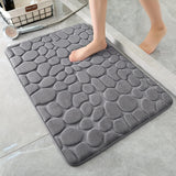 AquaGuard Absorbierende Badezimmermatte – Grau