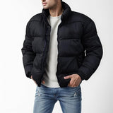 Premium - herren-pufferjacke – Schwarz