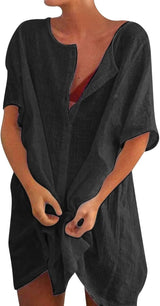 Carina™ Atmungsaktives Baumwollgewebe – Schwarz