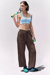LINA | Barrel-Pants – Weite Sommer-Loungehose für jeden Moment – Kaffeebraun