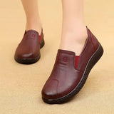 Rosalee - Orthopädische Schuhe aus echtem Leder – Rot