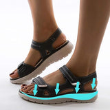 Kara | Orthopädisch Verstellbar Sandalen – Blau
