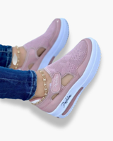Damen Bequeme Rutschfeste Wanderschuhe | Flexibel – Rosa