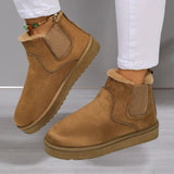Greta | Elegante Stiefel mit flauschigem Innenfutter – Taupe