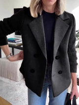 REYA – Der leichte frühlings-mantel mit urbanem charme – Schwarz