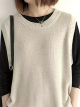 Mia – pullover mit rundhalsausschnitt – Aprikose