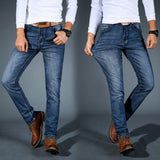 Sergiu – Prämie Dehnung Jeans – Blau