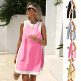 Nadia - Breeze Entspanntes Kleid – Pink