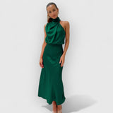 Rebecca | Elegantes Eventkleid – Grün