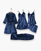 Damen Elegantes Schlafanzug Set | Komfortabel und Stilvoll – Blau