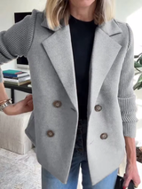 REYA – Der leichte frühlings-mantel mit urbanem charme – Grau