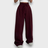 Giva – Hose mit entspannter Eleganz – Rotwein