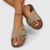 DELPHINE | Elegante Komfortsandalen – Persimone