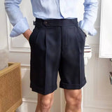 Moderne, lässige Herren-Shorts in Knielänge – Schwarz