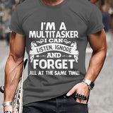 Multitasker – Kurzarm T-Hemd – Grau