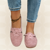 Aafke - Damen Slipper für Empfindliche Füße mit Umfassender Unterstützung – Rosa