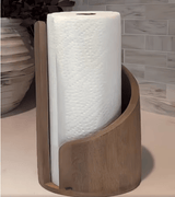 WoodRipple – Toilettenpapierhalter aus Holz – Hellbraun