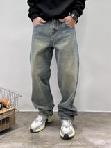 Kaspian | Herrenjeans lässig gerade und baggy, neue Herbstkollektion – Grau